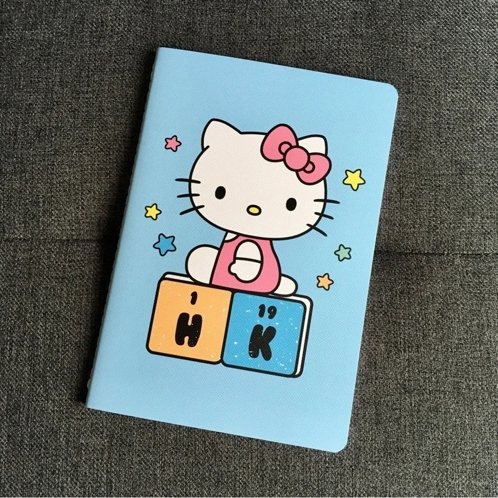 Hello Kitty “HK” Notebook, Blue, 80 lined pages
